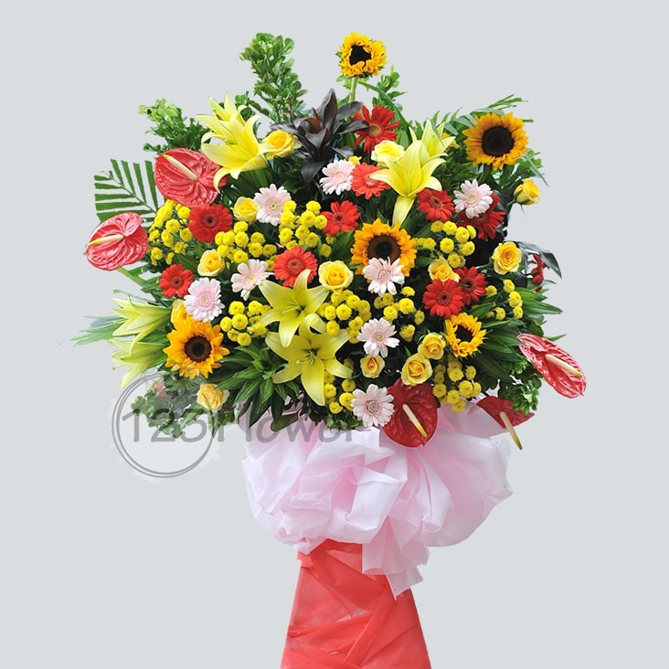 Kệ Hoa Chúc Mừng CM0008